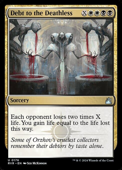 Debt to the Deathless from Ravnica Remastered (Uncommon)