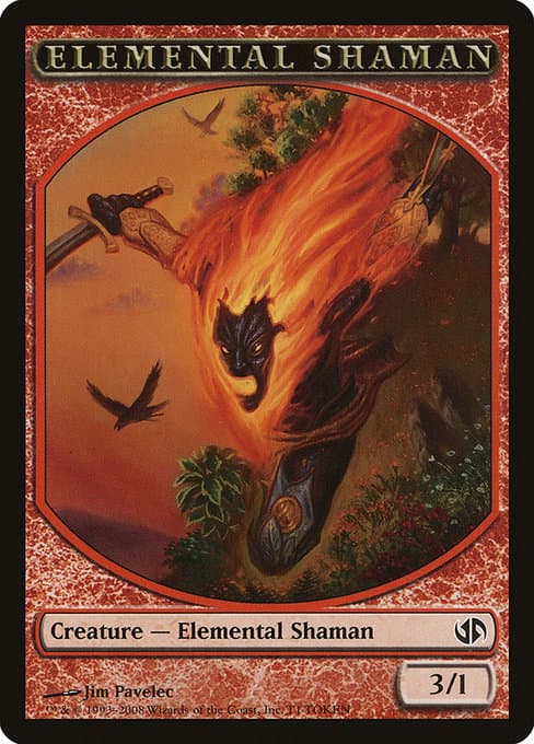 Elemental Shaman from Duel Decks: Jace vs. Chandra Tokens (Common)