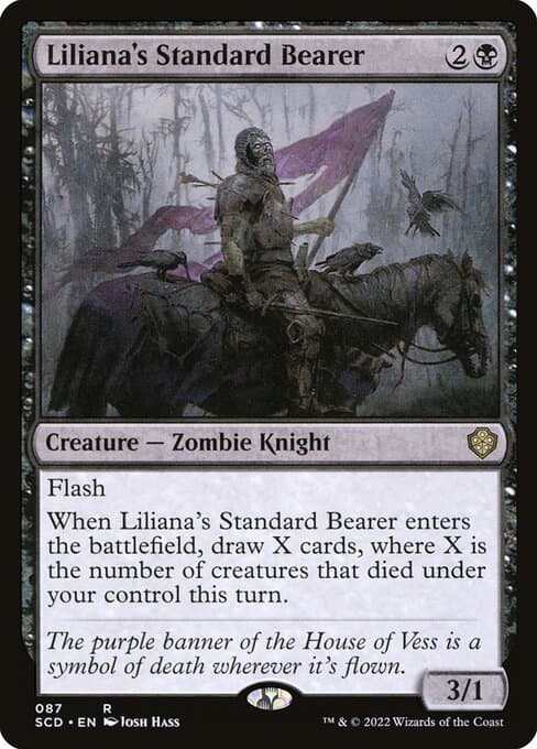 Liliana's Standard Bearer from Starter Commander Decks (Rare)