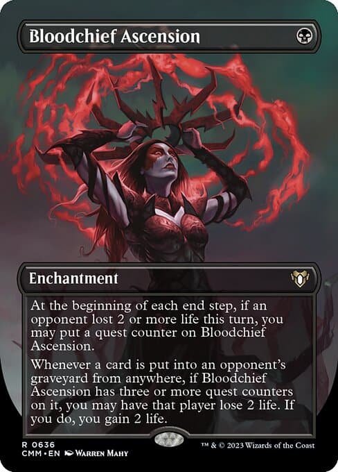 Bloodchief Ascension from Commander Masters (Rare)