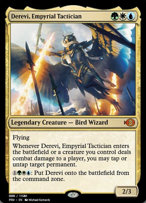 Derevi, Empyrial Tactician from Magic Online Promos (Mythic)