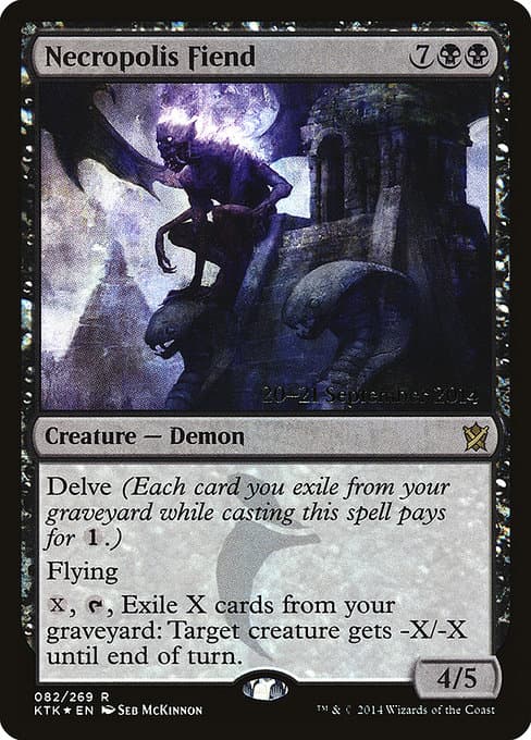 Necropolis Fiend from Khans of Tarkir Promos (Rare)