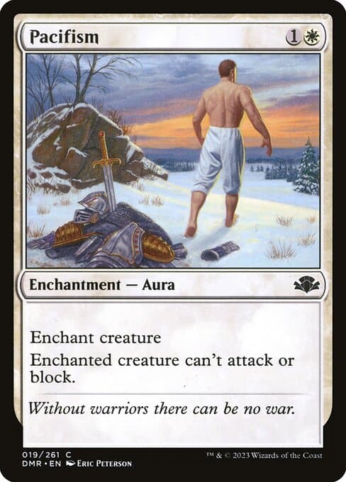 Pacifism from Dominaria Remastered (Common)