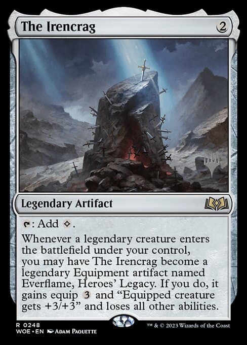 The Irencrag from Wilds of Eldraine Promos (Rare)