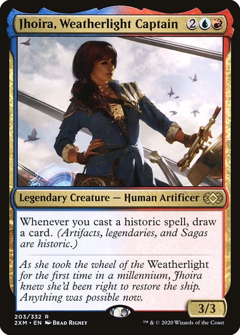 Jhoira, Weatherlight Captain from Double Masters (Rare)