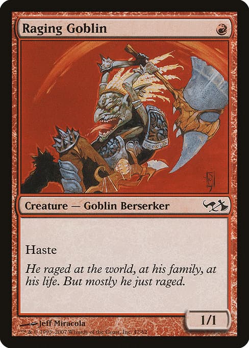 Raging Goblin from Duel Decks: Elves vs. Goblins (Common)