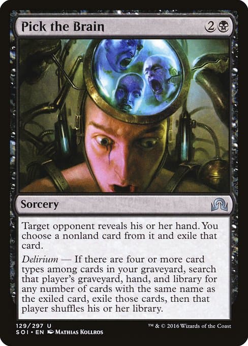 Pick the Brain from Shadows over Innistrad (Uncommon)