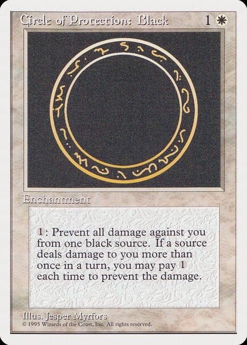 Circle of Protection: Black (Common)