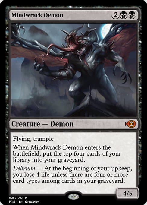 Mindwrack Demon from Magic Online Promos (Mythic)