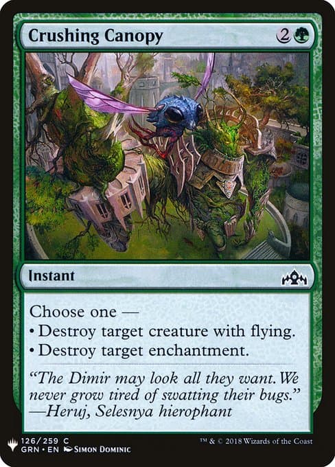 Crushing Canopy from The List (Common)