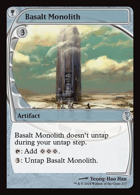 Basalt Monolith from Mystery Booster 2 (Uncommon)