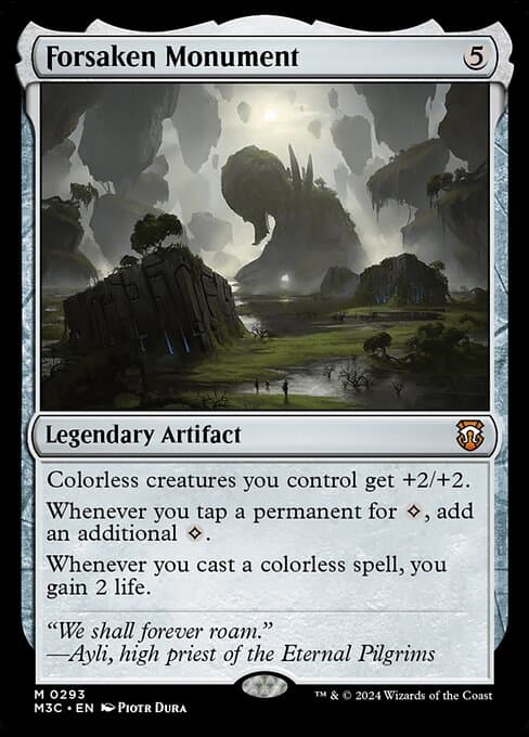 Forsaken Monument from Modern Horizons 3 Commander (Mythic)