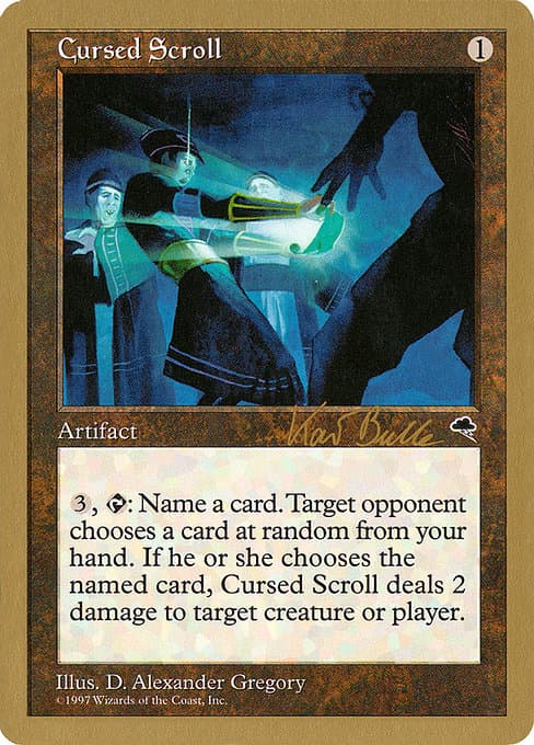 Cursed Scroll from World Championship Decks 1999 (Rare)