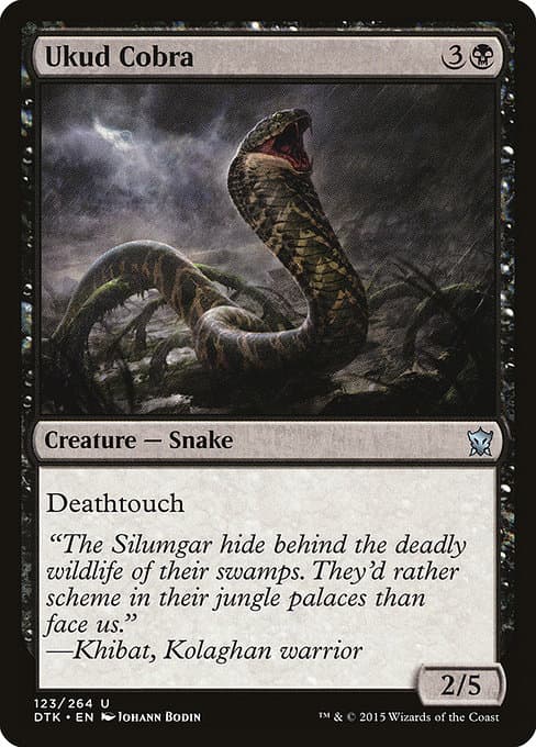 Ukud Cobra from Dragons of Tarkir (Uncommon)