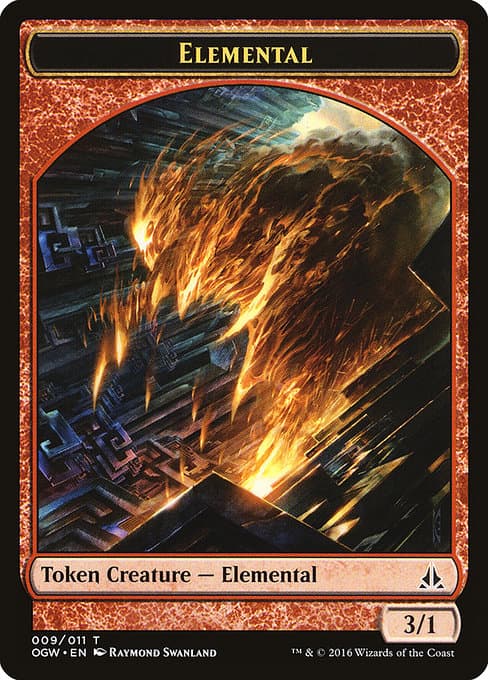 Elemental from Oath of the Gatewatch Tokens (Common)