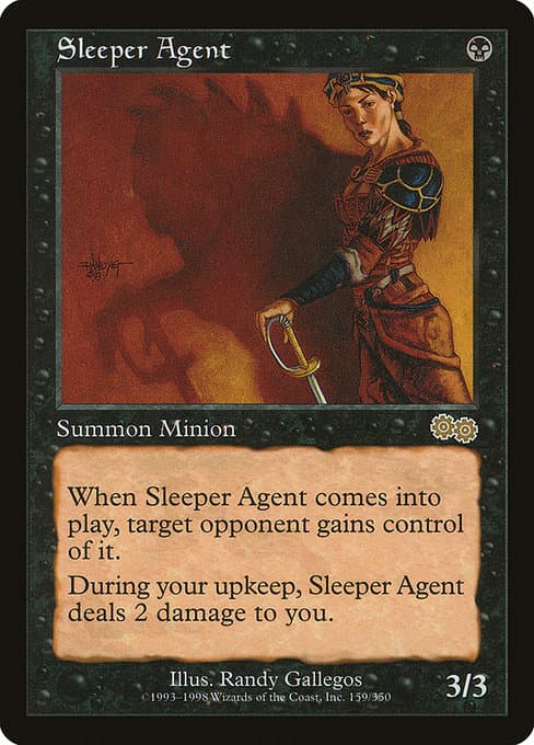 Sleeper Agent from Urza's Saga (Rare)