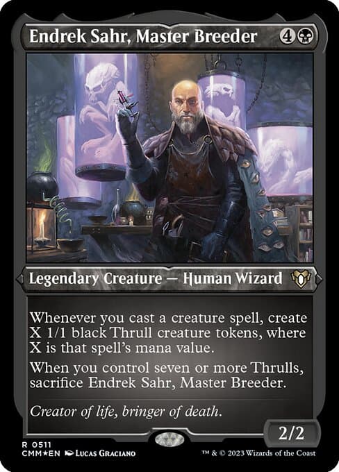 Endrek Sahr, Master Breeder from Commander Masters (Rare)
