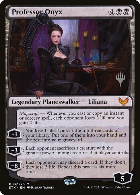 Professor Onyx from Strixhaven: School of Mages Promos (Mythic)