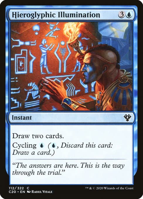 Hieroglyphic Illumination from Commander 2020 (Common)