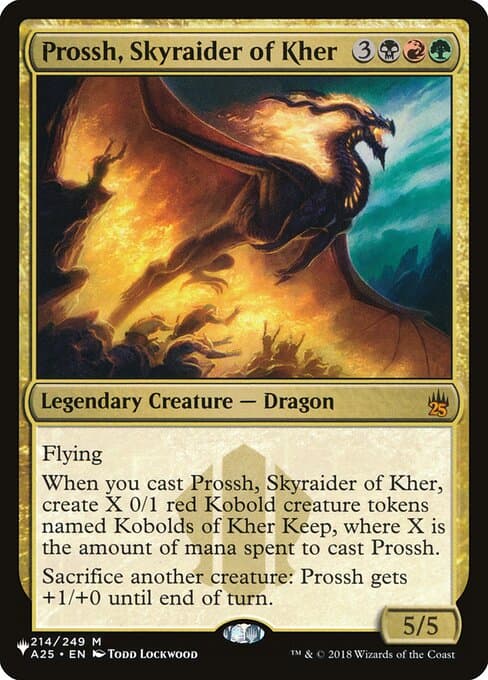 Prossh, Skyraider of Kher from The List (Mythic)