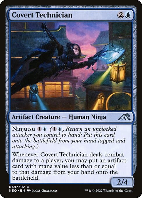 Covert Technician from Kamigawa: Neon Dynasty (Uncommon)