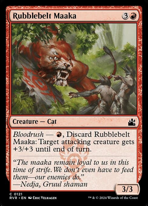 Rubblebelt Maaka from Ravnica Remastered (Common)