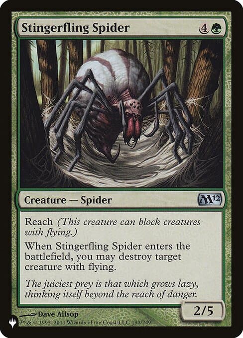 Stingerfling Spider from The List (Uncommon)