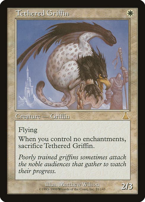 Tethered Griffin from Urza's Destiny (Rare)