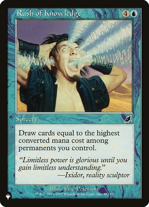 Rush of Knowledge from The List (Common)