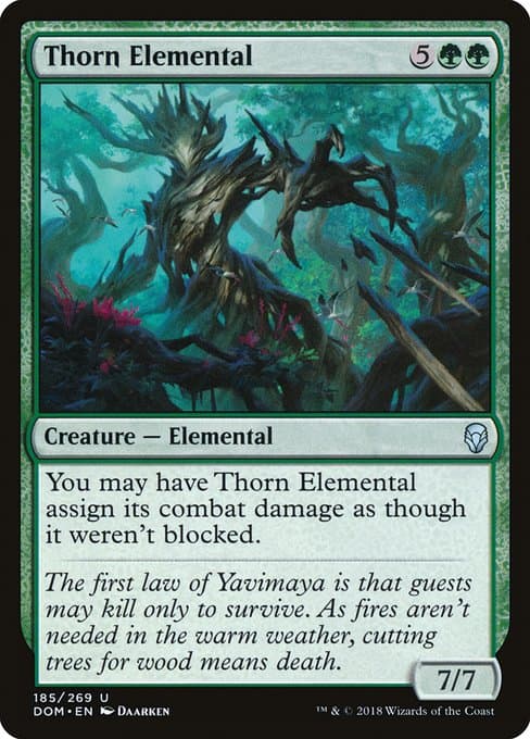 Thorn Elemental from Dominaria (Uncommon)