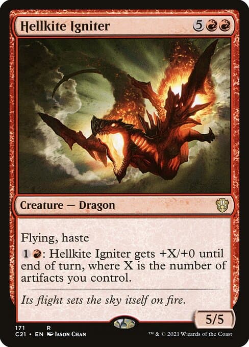 Hellkite Igniter from Commander 2021 (Rare)