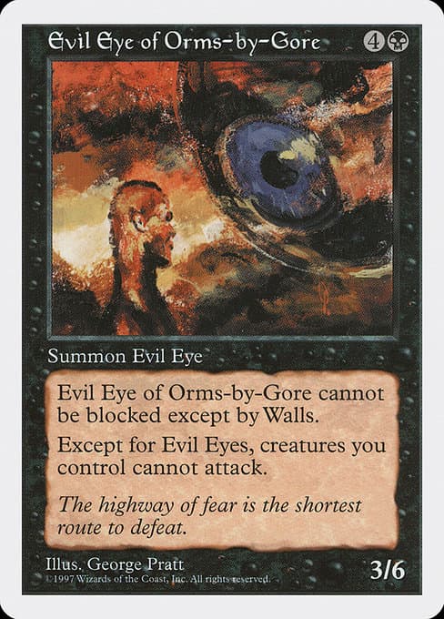 Evil Eye of Orms-by-Gore from Fifth Edition (Uncommon)