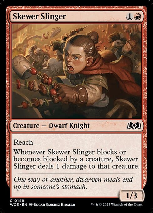 Skewer Slinger from Wilds of Eldraine (Common)