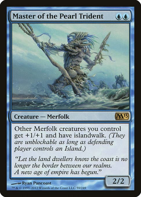 Master of the Pearl Trident from Magic 2013 (Rare)