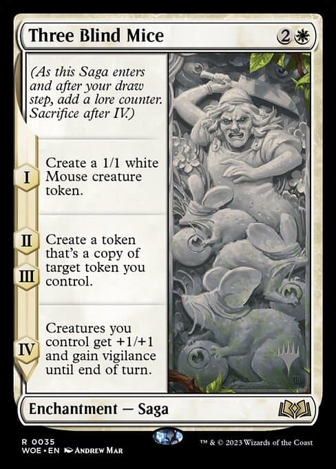 Three Blind Mice from Wilds of Eldraine Promos (Rare)
