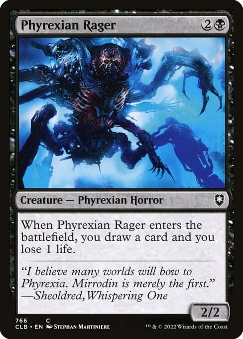 Phyrexian Rager from Commander Legends: Battle for Baldur's Gate (Common)