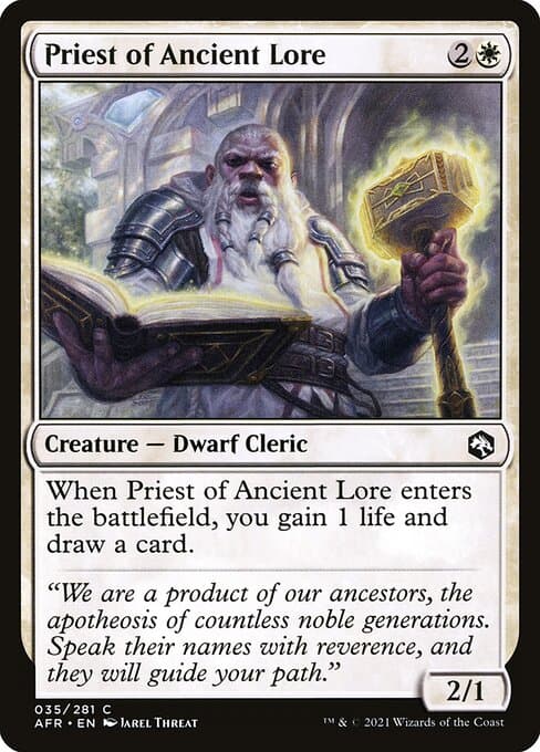 Priest of Ancient Lore from Adventures in the Forgotten Realms (Common)