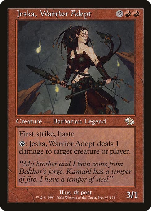 Jeska, Warrior Adept (Rare)