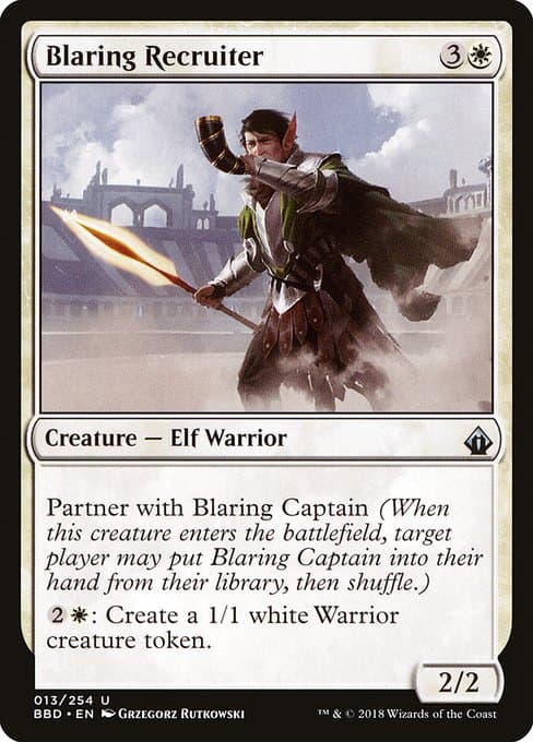 Blaring Recruiter from Battlebond (Uncommon)