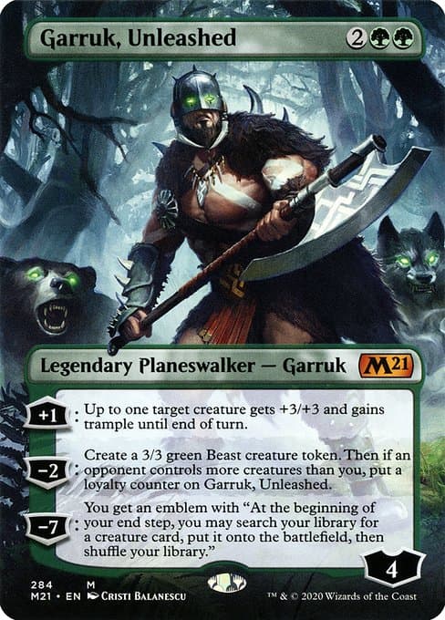 Garruk, Unleashed from Core Set 2021 (Mythic)