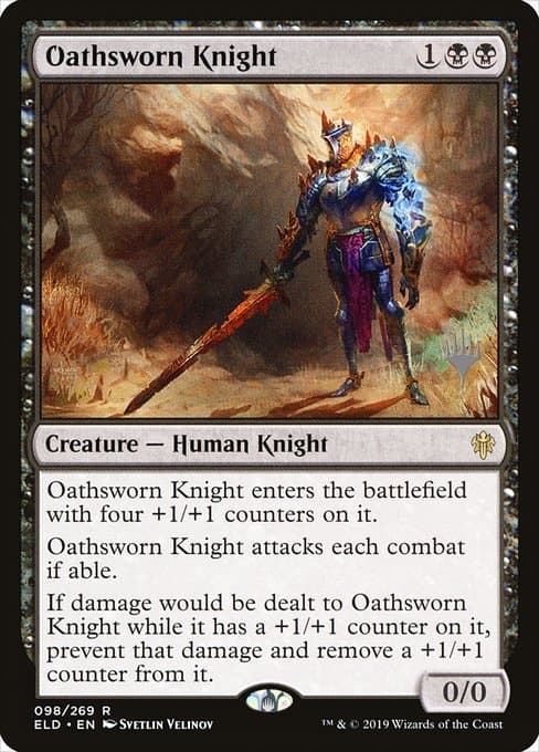 Oathsworn Knight from Throne of Eldraine Promos (Rare)