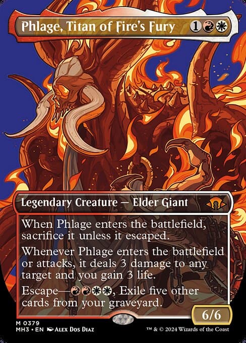 Phlage, Titan of Fire's Fury from Modern Horizons 3 (Mythic)