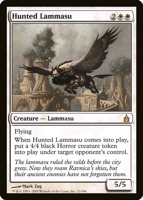 Hunted Lammasu from Ravnica: City of Guilds (Rare)