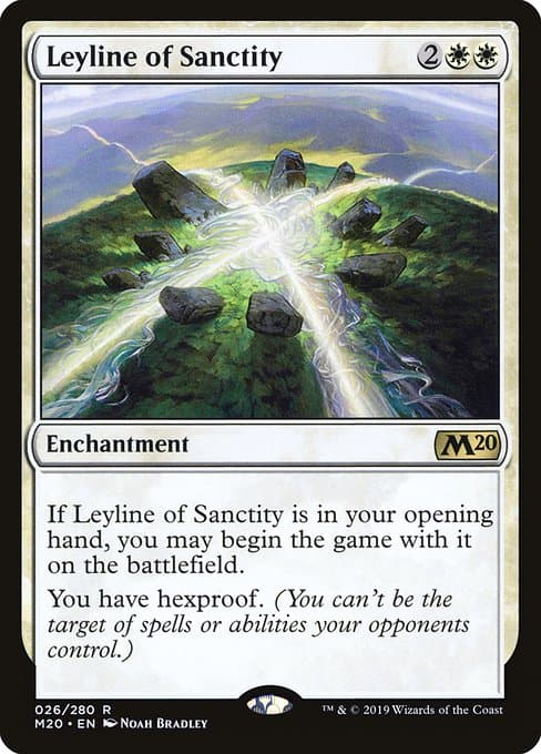 Leyline of Sanctity from Core Set 2020 (Rare)
