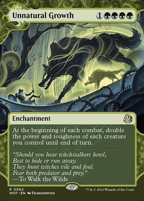 Unnatural Growth from Wilds of Eldraine: Enchanting Tales (Rare)