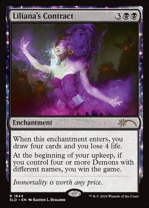 Liliana's Contract from Secret Lair Drop (Rare)