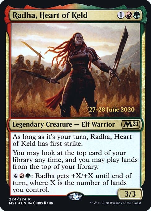 Radha, Heart of Keld from Core Set 2021 Promos (Rare)