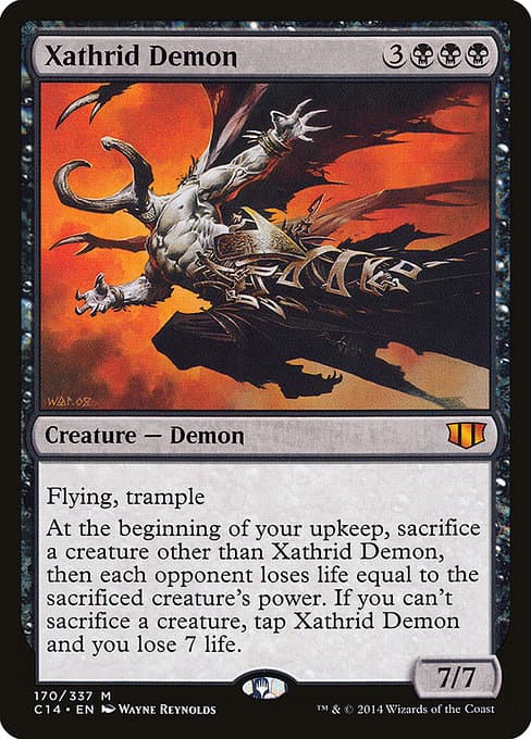Xathrid Demon from Commander 2014 (Mythic)