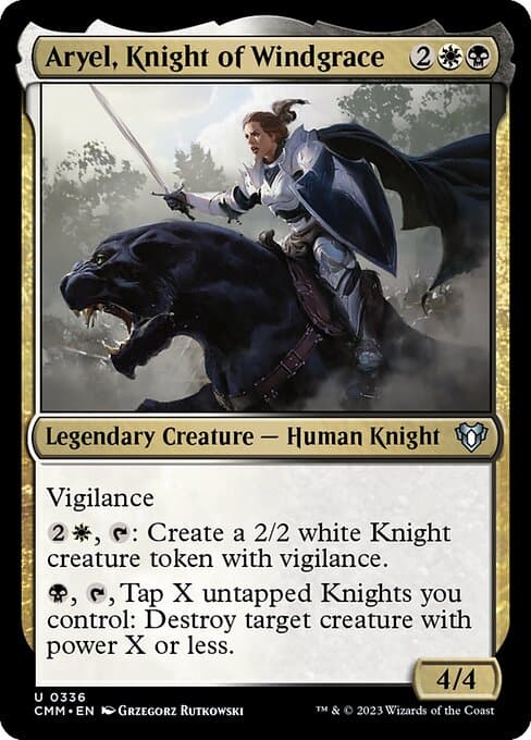 Aryel, Knight of Windgrace (Uncommon)
