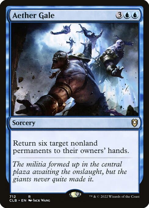 Aether Gale from Commander Legends: Battle for Baldur's Gate (Rare)